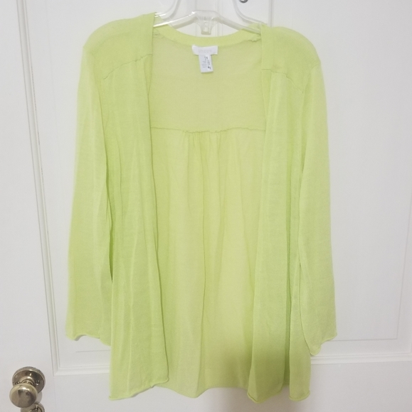 green summer cardigan
